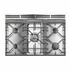 Falcon 90cm Elise Freestanding Dual Fuel Oven/Stove White and Nickel ELS90DFWH/N image NaN