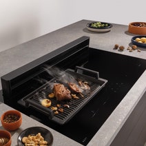 Novy 90cm Panorama Induction Cooktop with Integrated Downdraft Rangehood 1821 hero image