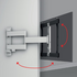 One For All UE-WM6652 Ultra Slim Tilt and Turn Wall Mount for 32 to 84 Inch TVs image NaN