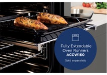 Westinghouse 60cm White Natural Gas Oven with Separate Electric Grill WVG665WCNG hero image