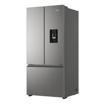 Haier 509L French Door Fridge with Non-Plumbed Water Dispenser Satina HRF510FHS hero image