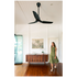 Big Ass Fans Haiku L Black 52 Inch Ceiling Fan with LED 884mm Drop Tube HAIKULBL52884MMLED image NaN