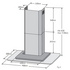 Chef CG920FGS 90cm Canopy Rangehood image NaN