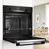 Bosch 60cm Series 4 Pyrolytic Oven-Black HBA574EB3A image NaN