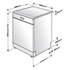 Beko 60cm Stainless Steel Freestanding Dishwasher BDF1620X  image NaN
