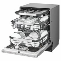 LG 15 Place QuadWash Built Under Dishwasher in Brushed Steel Finish with TrueSteam XD3A25UNS hero image