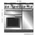 Falcon PROP90DFFSS-CHLPG 90cm Freestanding Dual Fuel Oven/Stove image NaN