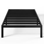 Zinus 35cm Elias King Single Modern Black Metal Bed Frame AU-FBMMP1ZC-14B hero image