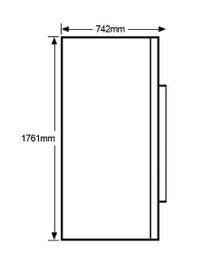 Electrolux ESE7007SG 700L Side by Side Fridge hero image