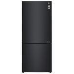 LG 420L Bottom Mount Fridge Matte Black GB-455MBL hero image