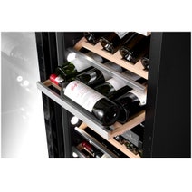 KingsBottle Atelier Duo 86 Bottle Dual Zone Wine Fridge Left Hinge KB245DX-BK-LHH hero image