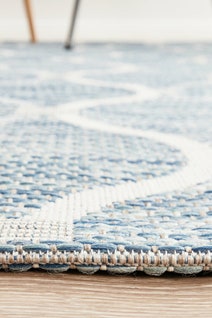 Rug Culture Terrace Extra Large Blue Rug 330X240CM - TER-5501-BLU-330X240 hero image