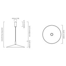 CTO Lighting Tinto Medium Pendant with Bronze Drop Rod - Satin Brass TINPEMSBBZ hero image