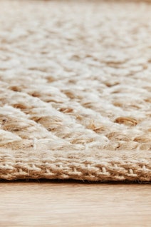 Rug Culture Nosa Medium White & Natural Rug 220X150CM - NSA-444-NAT-220X150 hero image