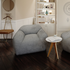 I Am Fake - Proudly Animal-Free, Grey Snug Chair - HCXSNUSA20BGRE image NaN