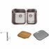 Abey Q180UT5 NuQueen 1 and 3/4 Bowl Undermount Sink Pack image NaN