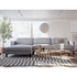Ostro Freycinet 4 Seater Left Hand Chaise Sofa Dove U6250ZLHFMERDVX image NaN