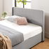Zinus Maddon Double Upholstered Gas Lift Storage Bed Frame Light Grey AU-FPPST1-12D image NaN