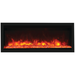 Remii 65 Inch Extra Tall Indoor Built-In Electric Fireplace with Black Steel Surround 102765-XT hero image
