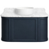 Turner Hastings Evara 90x53 Wall Hung Vanity with Real Marble Top To Suit Above Counter Basin Aegean Blue NTH EV955-AB-NTH image NaN