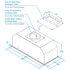Whispair X3MD09S5.EL 90cm Monte Carlo Undermount Rangehood with Lite External Remote Motor image NaN