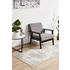 Rug Culture Chrome Medium Silver & Off White Rug 300X80CM - CRO-RIT-SIL-300X80 image NaN