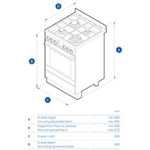 Haier 60cm 500 Series Electric Freestanding Cooker Stainless Steel HOR60S11CESX2 hero image