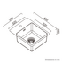 Abey BS2 Single Bowl Bar Sink image NaN