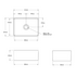 Turner Hastings Novi 60 x 46 Fine Fireclay Single Bowl Butler Sink Concrete NO604FS-CL image NaN