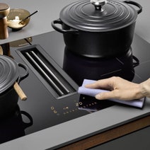Miele 80cm Silence Induction Cooktop with Vapour Extraction KMDA7473FLA hero image