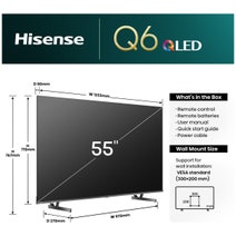Hisense 55 Inch Q6NAU 4K QLED Smart TV 55Q6NAU hero image