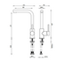 Abey Lucia Lead-Free Sidelever Mixer Tap Black 3K2-B-LF image NaN
