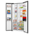 Hisense 541L PureFlat Side by Side Fridge with Non-Plumbed Water Dispenser Black HRSBS540BW image NaN
