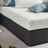 Linen House Vienna Charcoal Double Bed Quilted Valance 01852G628 image NaN