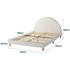 Zinus Boucle Queen Upholstered Platform Bed Frame AU-FPPBW1ZC-10Q image NaN