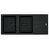 Franke Basis Double Bowl Topmount Sink with Right Hand Drainer - Matte Black BFG621MBRHD-B image NaN