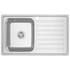 Abey EC Single Left Bowl Sink with Drainer EC100L image NaN