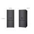 LG 420L Bottom Mount Non-Plumbed Fridge Matte Black GB-W455MBL image NaN