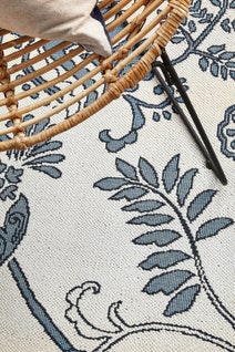 Rug Culture Seaside Small White & Blue Rug 160X110CM - SSD-7777-WHT-160110 hero image