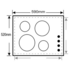 Westinghouse WHI644BA 60cm Induction Cooktop image NaN