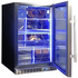 Schmick 121L Under Bench Front Venting Glass Door Bar Fridge SK116SS image NaN