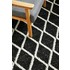 Rug Culture Huxley Extra Large Black & Off White Rug 320X230CM - HU-BLK-320230 image NaN