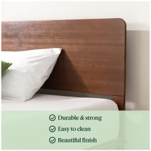 Zinus Arden Coffee Bean Bamboo Single Bed Frame AU-FPWHC1ZC-08S hero image