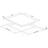 Smeg 60cm Linea Aesthetic Natural Gas Cooktop PXL664AU image NaN