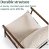 Zinus Wood and Metal Frame Armchair with Foam Cushion AU-USHSL4ZC-31B image NaN