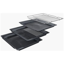 Siemens iQ700 60cm Pyrolytic Oven with Microwave Matte Black HM976GMM1 hero image