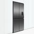 Fisher & Paykel Series 7 538L Quad Door Refrigerator with Ice and Water Black Stainless Steel RF605QNUVB1 image NaN
