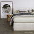Kalona MONTEVERDE King Bed Base & Bedhead Pearl WS-702K-VILA-54 image NaN