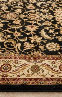 Rug Culture Sydney Large Black Ivory Rug 290X200CM - SYD-9-BI-290X200 hero image