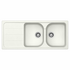 Abey Schock Formhaus Double Sink & Armando Vicario Mixer Tap - Alpina with Accessories FD200LWT image NaN